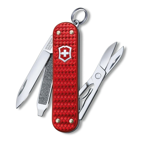 Fotoja e Brisk klasik 58mm Victorinox, ngjyrë të kuqe