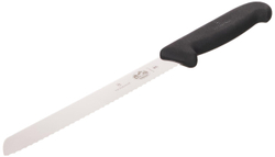 Fotoja e Thikë për prerjen e bukës e valëzuar Victorinox Fibrox, e zezë