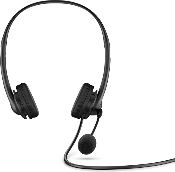 Fotoja e Kufje HP Stereo USB Headset G2, me kabllo, të zeza