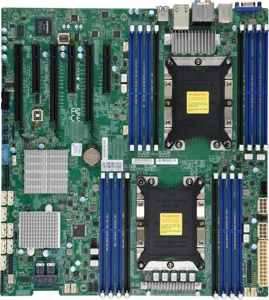Fotoja e Pllakë amë Supermicro MBD-X11DAC-O Intel C621 LGA 3647 (Socket P) Extended ATX
