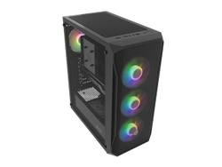 Fotoja e Kasë Natec Fury Shobo SH4FF RGB Midi Tower, e zezë