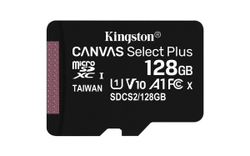 Fotoja e Kartë e memories Kingston Canvas Select Plus, MicroSDXC, 128 GB, Class 10