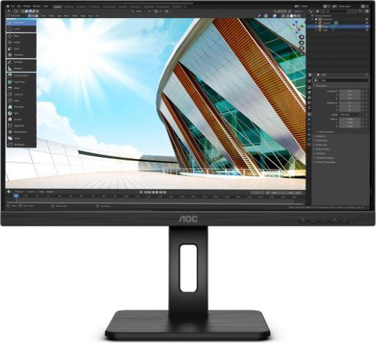 Fotoja e Monitor AOC 24P2Q, 23.8", 1920 x 1080, Full HD, 75 Hz, i zi