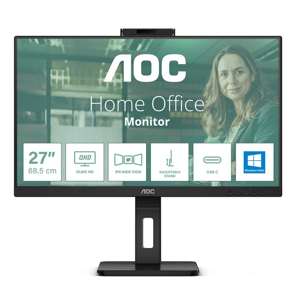 Fotoja e Monitor AOC 24P3QW, 23.8", 1920 x 1080, Full HD, 75 Hz, i zi