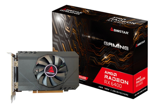 Fotoja e Kartë grafike Biostar AMD Radeon RX 6400, 4 GB GDDR6