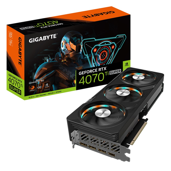 Fotoja e Kartë grafike GIGABYTE Gaming NVIDIA GeForce RTX 4070 Ti, OC, 16 GB GDDR6X