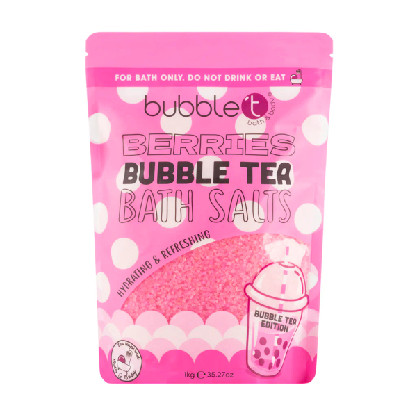 Fotoja e Kripë për dush Bubble T, Berries Bath Salts, 1 Kg