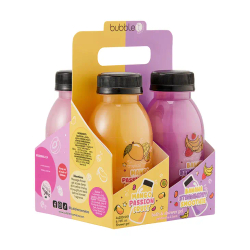 Fotoja e Xhel dushi Bubble T, Smoothie Lime + Banana + Mango + Peach, 4x 200 ml