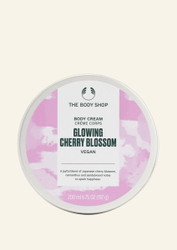 Fotoja e Krem për trup The Body Shop, glowing cherry blossom, 200 ml