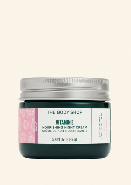 Fotoja e Krem nate ushqyes për fytyrë The Body Shop, vitamin e, 50 ml