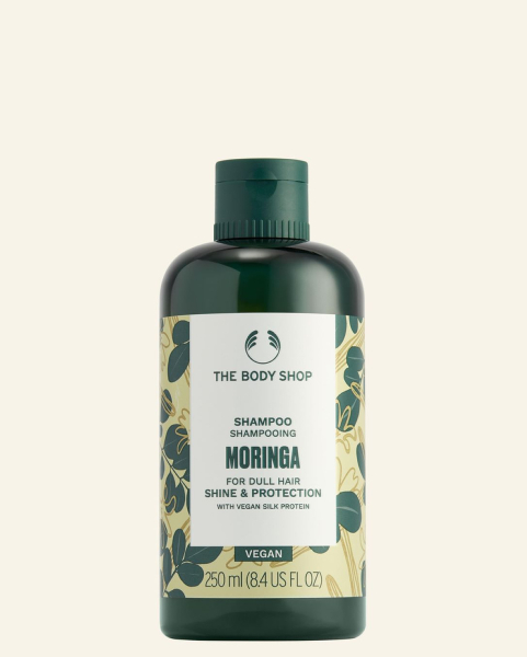 Fotoja e Shampo për shkëlqim dhe mbrojtje The Body Shop, moringa, 250 ml