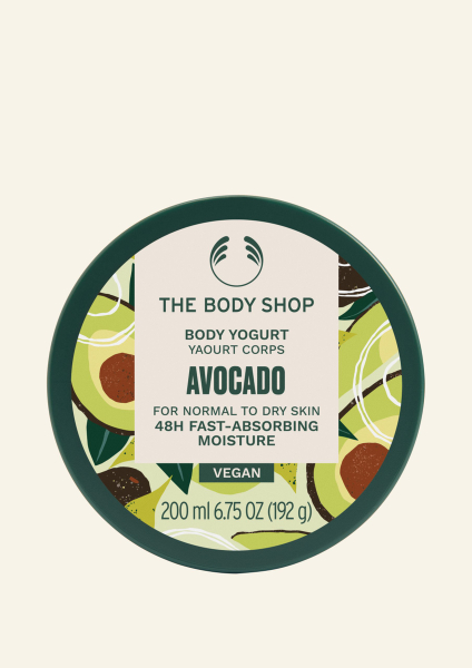 Fotoja e Krem për trup The Body Shop, yogurt avokado, 200 ml