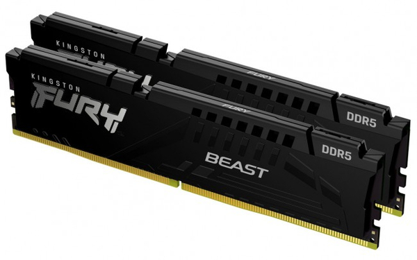 Fotoja e Memorie Kingston Fury Beast Black 32GB (2x16GB) DDR5 6000 CL40