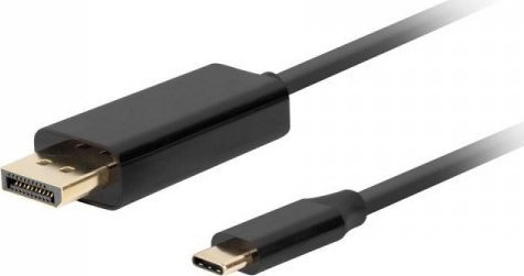 Fotoja e Kabllo Lanberg, USB Type-C / DisplayPort, 3 m, e zezë