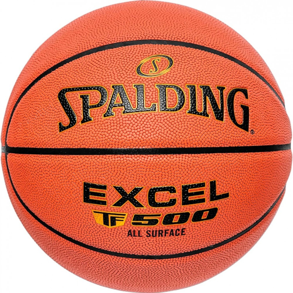 Fotoja e Top basketbolli Spalding Excel TF-500, nr.7, portokalli/ zezë