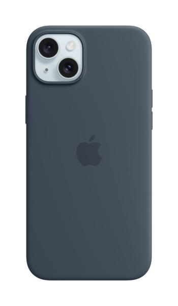 Fotoja e Apple iPhone 15 Plus Silicone Case me MagSafe, Storm Blue