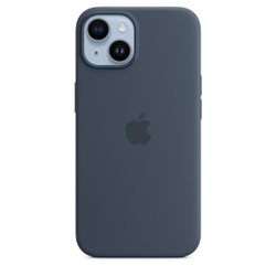 Fotoja e Apple iPhone 14 Silicone Case me MagSafe, Storm Blue