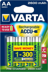 Fotoja e Bateri Varta elektronike AA / R6 2500mAh, 4 copë.