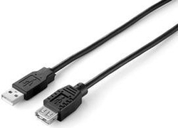 Fotoja e Kabëll zgatëse Equip USB 2.0 mashkull-femër, 3m, e zezë