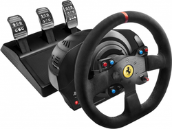 Fotoja e Timon dhe pedale Ferrari Thrustmaster T300, Alcantara-Edition, i zi