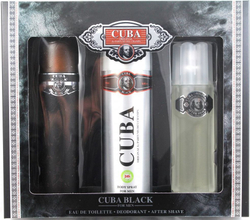 Fotoja e Set për meshkuj Cuba Black EDT 100ml + 100ml aftershave + 200ml deodorant