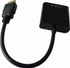 Fotoja e Përshtatës Gembird HDMI AV - D-Sub (VGA) + Jack 3.5 mm i zi (A-HDMI-VGA-03), Picture 2