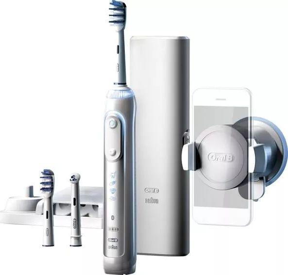 Fotoja e Furçë elektrike për dhëmbë Oral-B Genius 8000N TriZone, e bardhë
