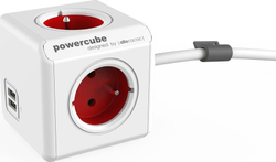 Fotoja e Kabllo zgjatëse PowerCube, 1,5m, e kuqe