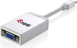 Fotoja e Adaper Equip Mini DisplayPort - D-Sub (VGA) 0.15m, i bardhë