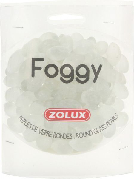 Fotoja e Dekorim për akuarium Zolux Foggy Pearls, 472g, të bardha