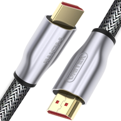 Fotoja e Kabllo Unitek HDMI - HDMI 1m ngjyrë aregjendi (Y-C136RGY)