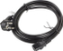 Fotoja e Kabllo Lanberg CEE 7/7 Power Cord - IEC 320 C13 (CA-C13C-11CC-0030-BK), 3m. e zezë, Picture 1