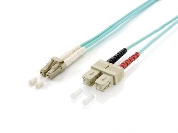 Fotoja e Korodon me Fiber Optike Patchcord LC - SC Multimode Duplex OM3, (255319), 0,5 m