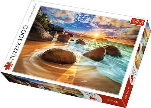 Fotoja e Puzzle Trefl: Samudra Beach, India (10461), 1000 elemente