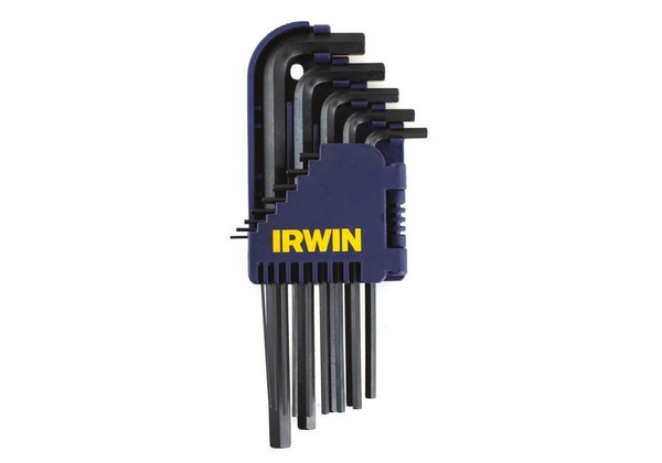 Fotoja e Set çelësash gjashtëkëndor Irwin,	tip L, 1.5 -10 mm, 10 copë, të zinj