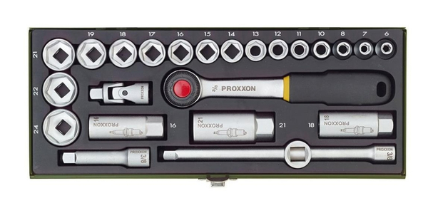 Fotoja e Set çelësash PROXXON 3/8" (PR23110), 23 copë