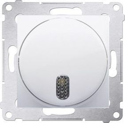Fotoja e Buton për zile Kontakt-Simon 230 V, IP20, i bardhë
