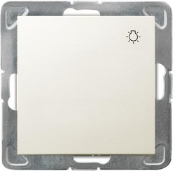 Fotoja e Ndërprerës drite Ospel (ŁP-5Y/m/27), 250 V, bezhë