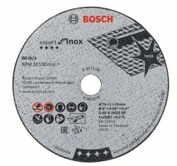 Fotoja e Disk prerës Bosch Expert për Inox, 76x1x10mm, 5 copë