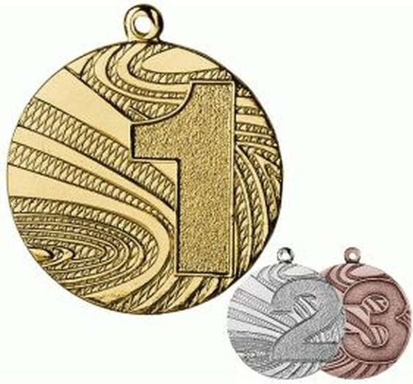 Fotoja e Medalje çeliku Victoria Sport, 40 x 2 mm, e artë