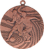 Fotoja e Medalje e bronztë futbolli Victoria Sport, 4 cm, e kaftë, Picture 1