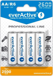 Fotoja e Bateri everActive, AA / R6, 2600mAh, 4 copë