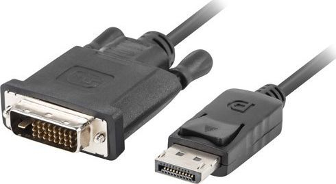 Fotoja e Kabllo Lanberg DisplayPort DVI-D (CA-DPDV-10CU-0018-BK), 1.8m, e zezë