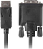 Fotoja e Kabllo Lanberg DisplayPort DVI-D (CA-DPDV-10CU-0018-BK), 1.8m, e zezë, Picture 2