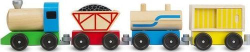 Fotoja e Lodër druri Melissa & Doug Classic Cargo Train (10705)