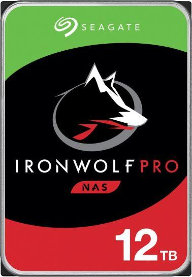 Fotoja e Disk Seagate IronWolf Pro CMR 12 TB 3.5 '' SATA III (6 Gb / s) server drive (ST12000NE0008)