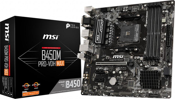 Fotoja e Pllakë amë MSI B450M PRO-VDH MAX