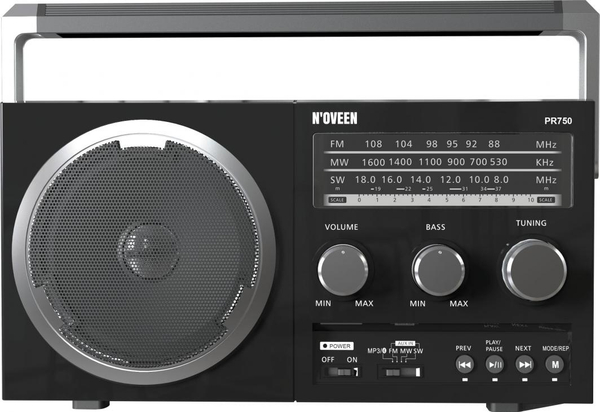 Fotoja e Radio Noveen PR750, e zezë