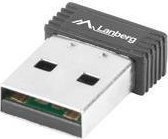 Fotoja e Përshtatës i rrjetit Lanberg, USB Nano N150, 150 Mbps (NC-0150-WI)