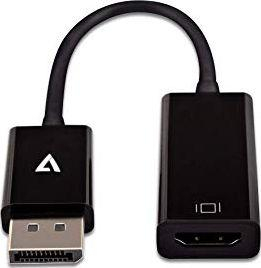 Fotoja e Kabllo e zezë HDMI - V7 DisplayPort, 0.2m